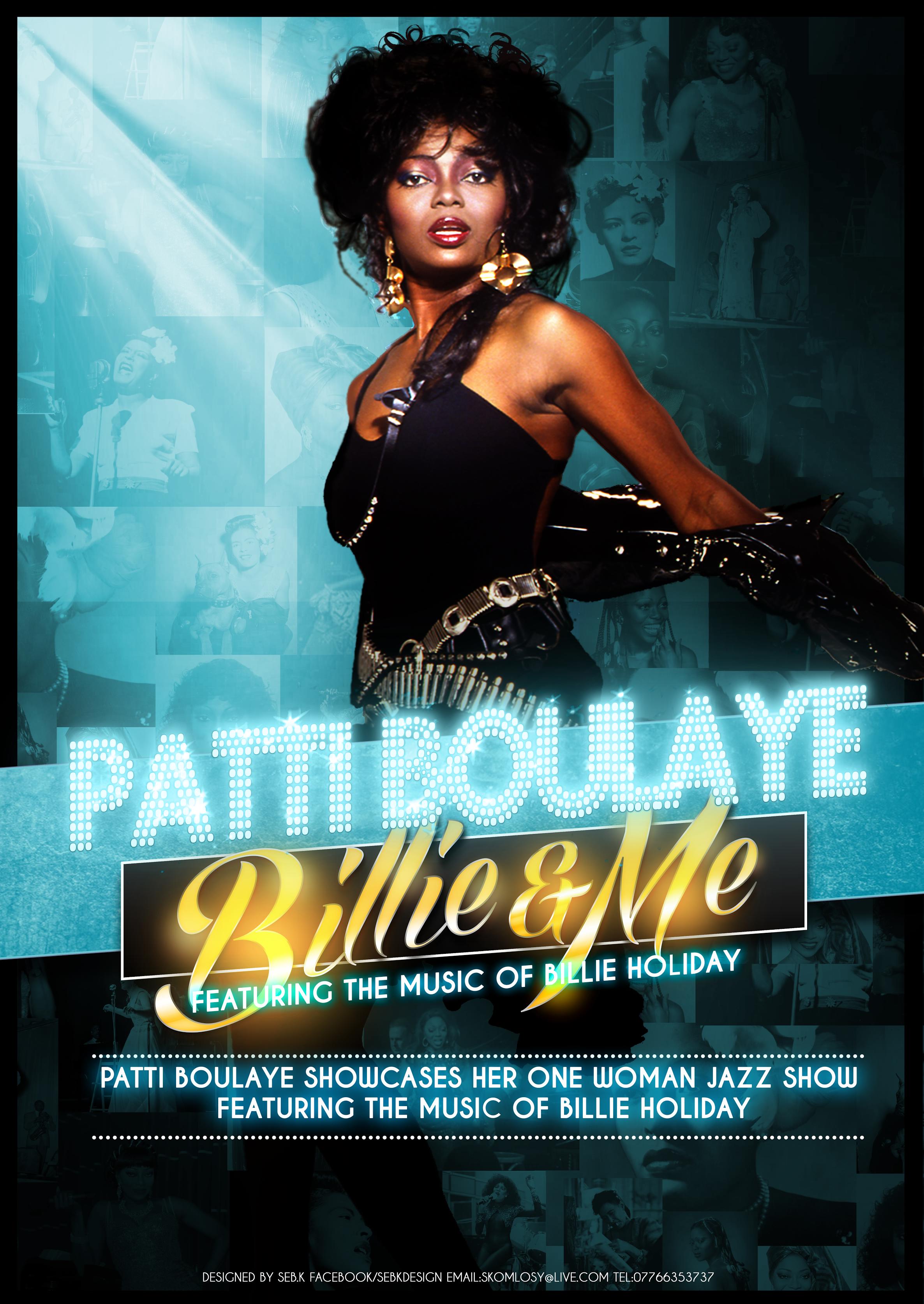 Patti Boulaye 'Billie & Me' feat: The Music of Billie Holiday