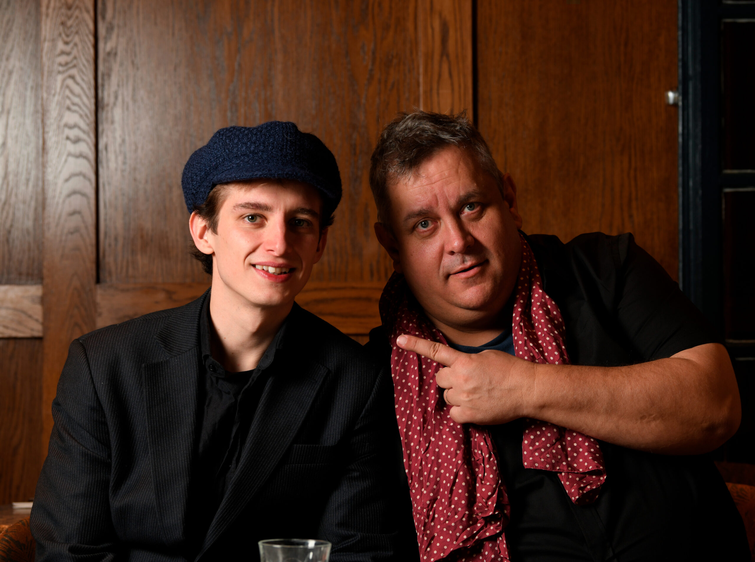 Ben and Tom Waters "Award-winning father and son duo" with special guest James Larter
